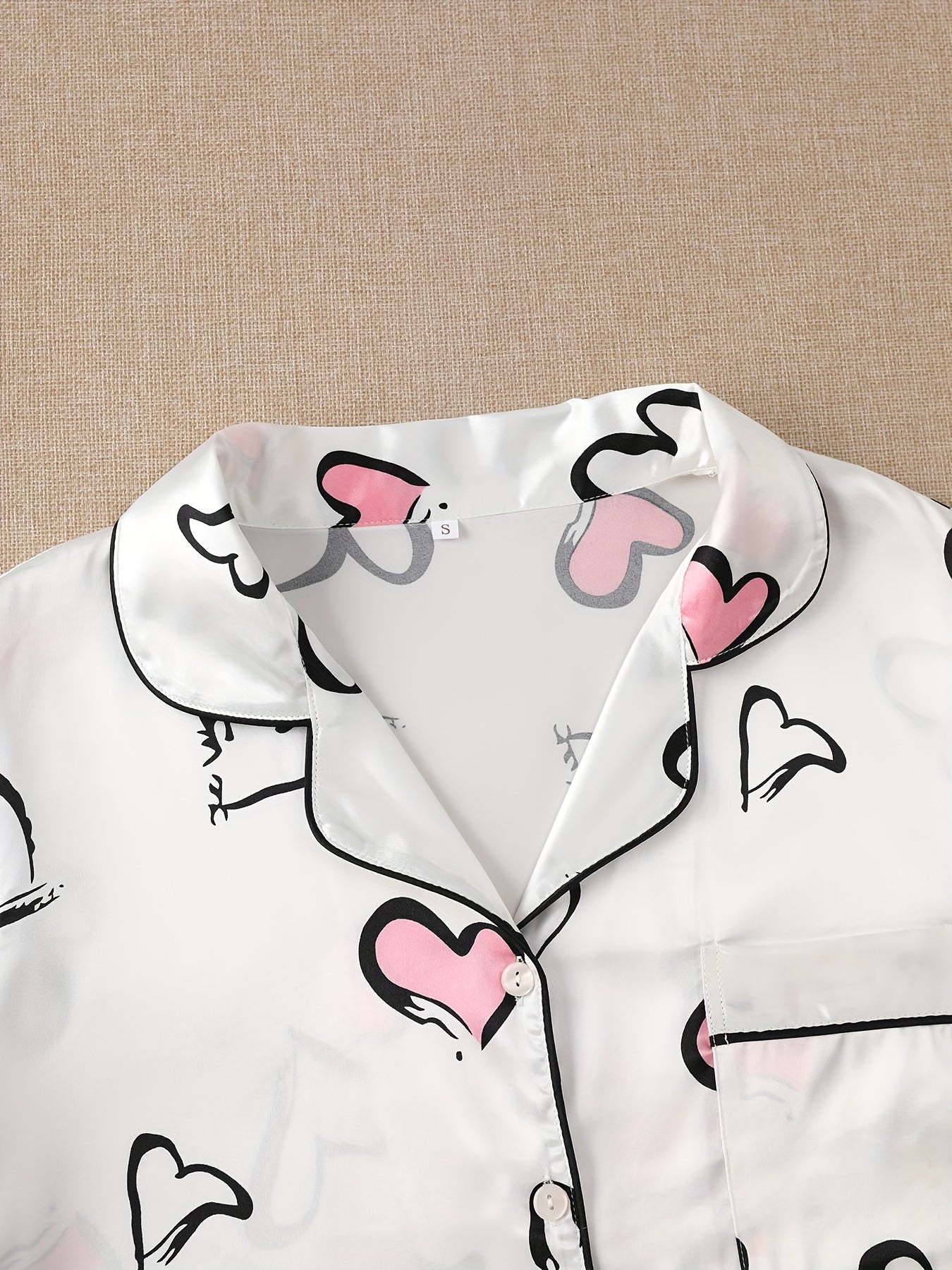 Cozy Heart Print 3Pcs PJ Set ( Combo of 2)