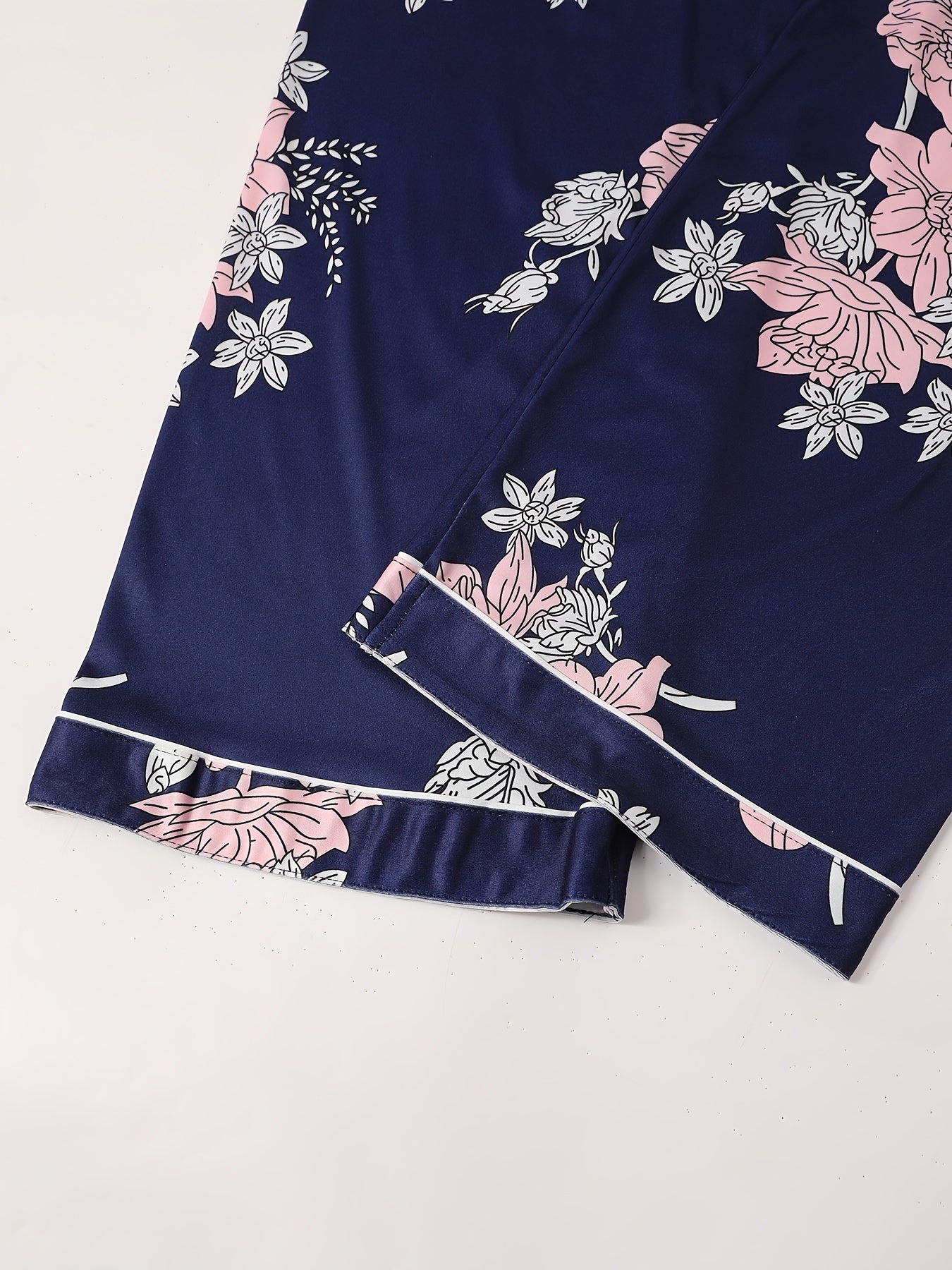 Cherry Blossom & Floral Print 3Pcs PJ Set ( Combo of 2)