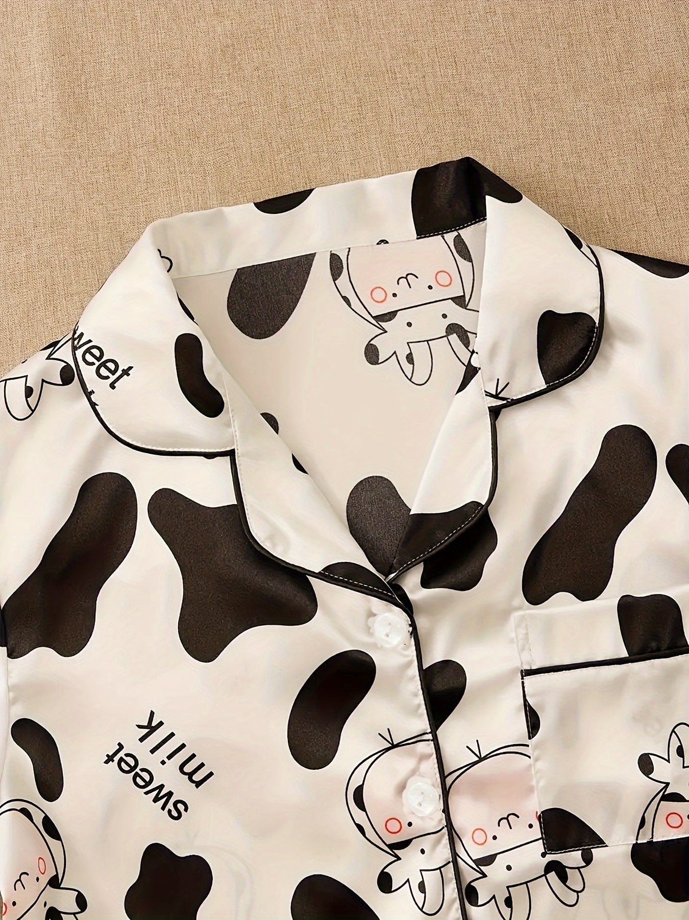 Cow & Mouse Print 3Pcs PJ Set ( Combo of 2)